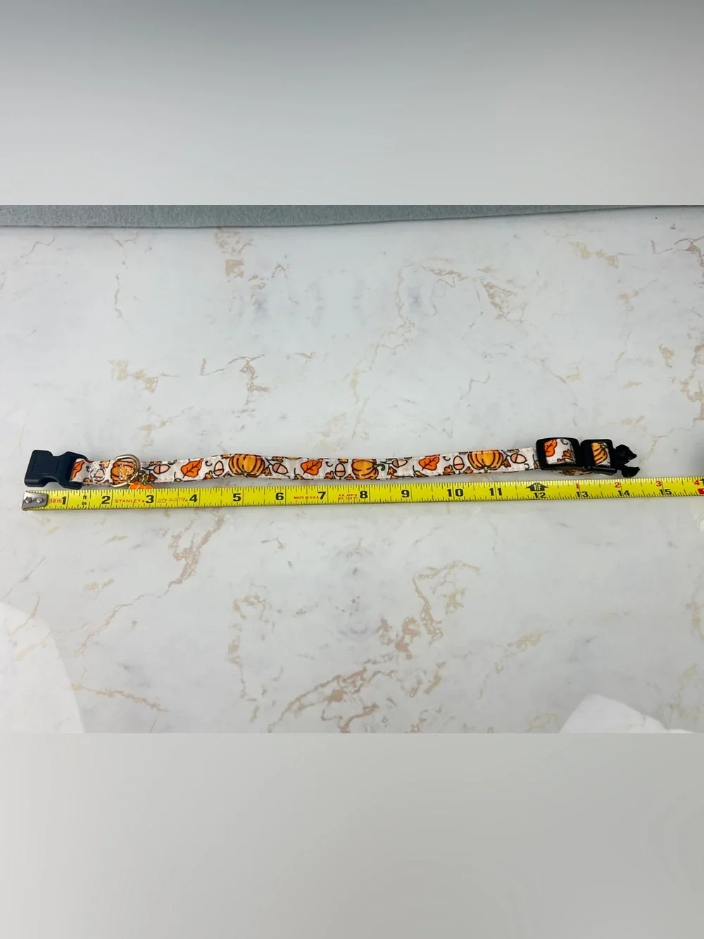 NWOT Small Pet Collar Fall Themed With Pumpkin Charm